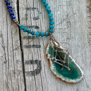 SILPADA Agate & Mixed Stone SANTA MARTA Beaded Necklace